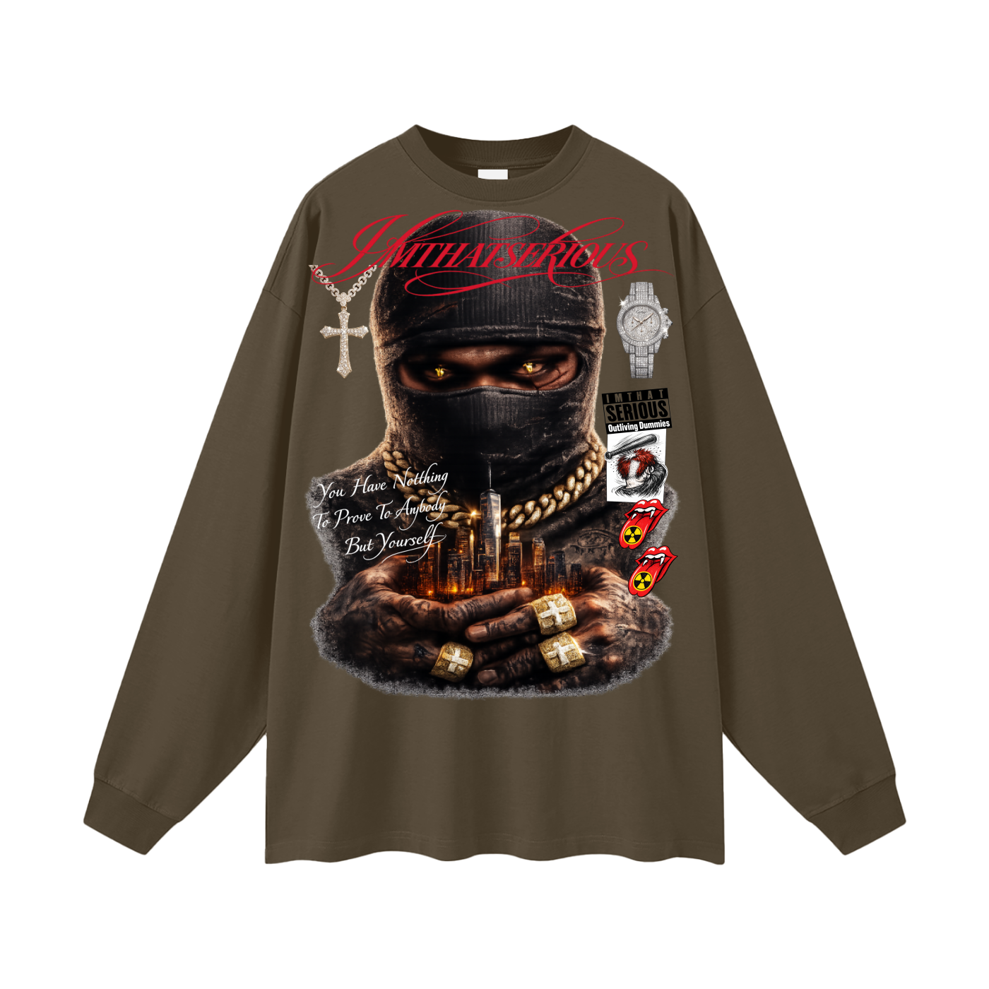 Oversized Unisex Long Sleeve T-Shirt