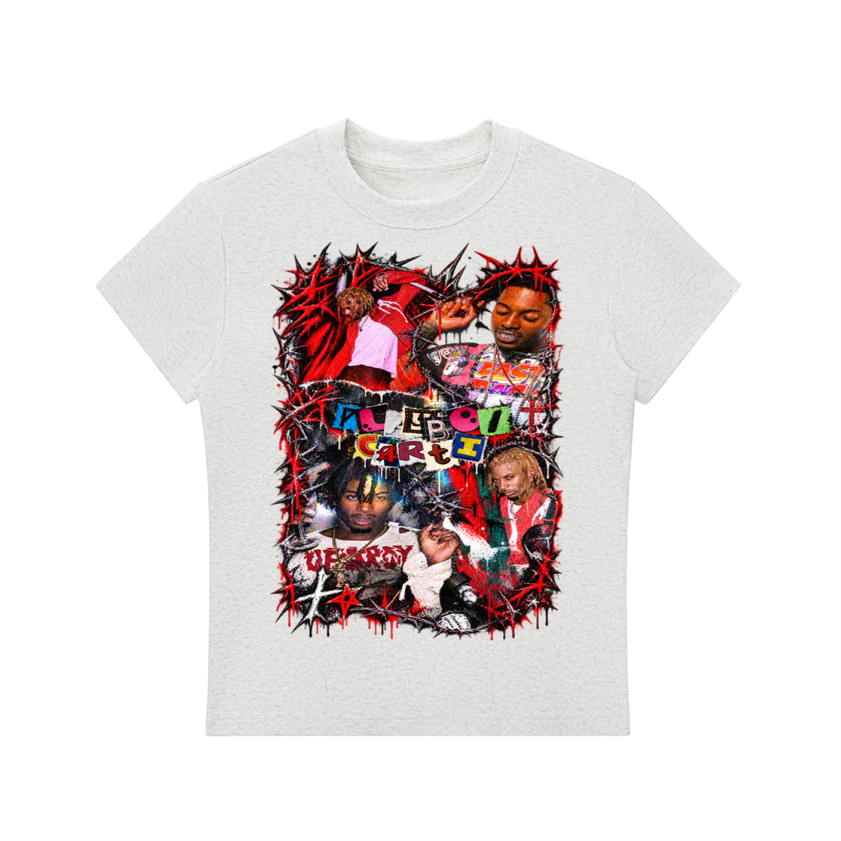 Carti' Bodycon Crewneck T-Shirt