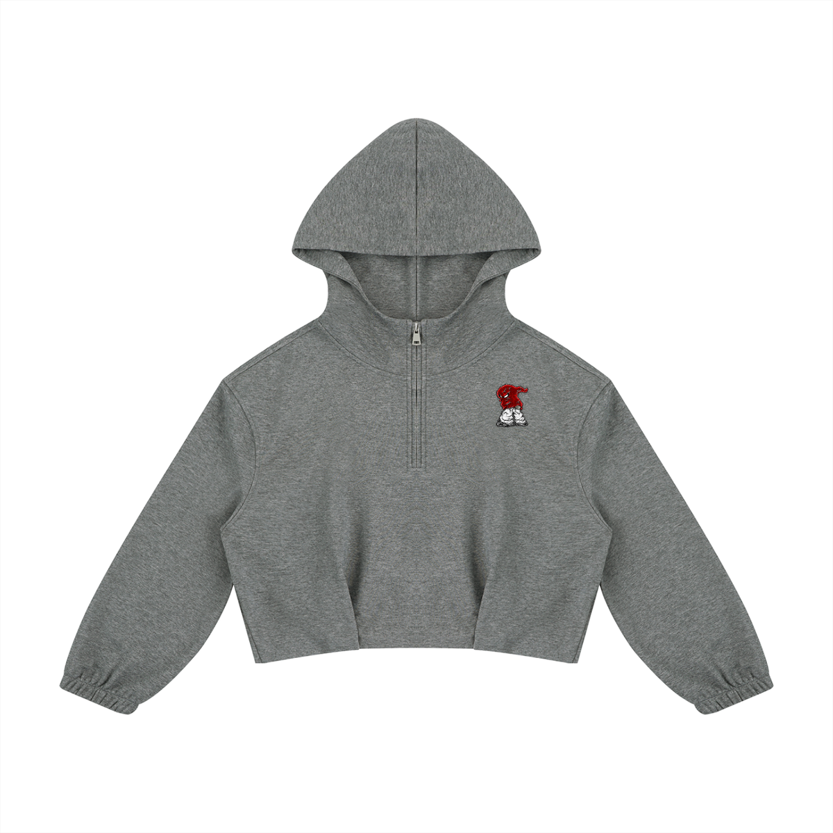 Overachievers Club' Women’s Boxy Quarter-Zip Hoodie