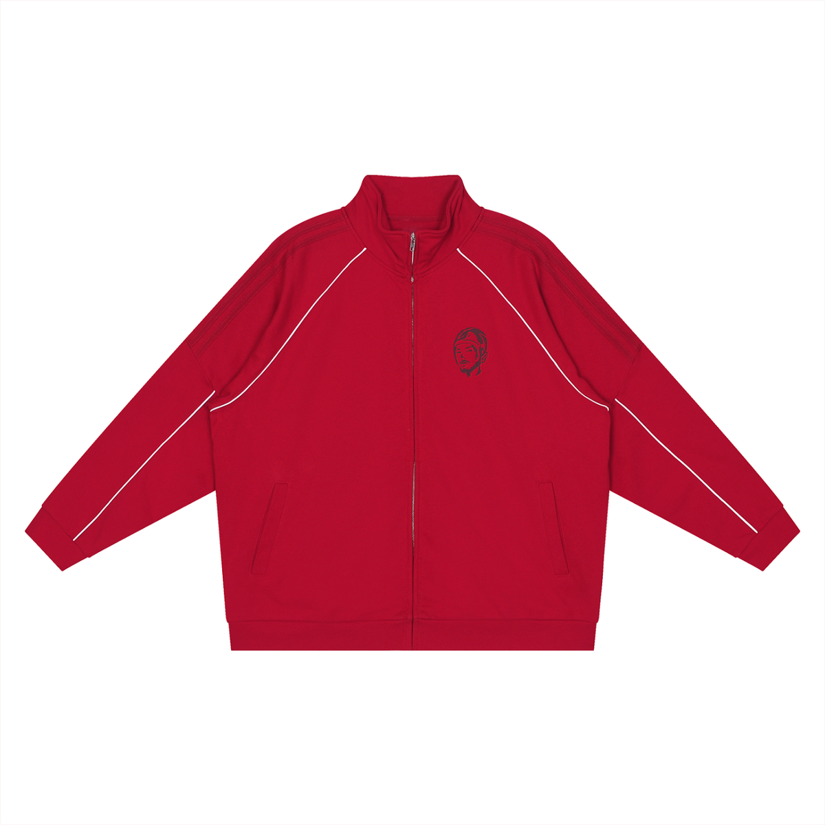 Overachievers Club' Reflection Striped Raglan Sleeve Jacket & Sweatpant