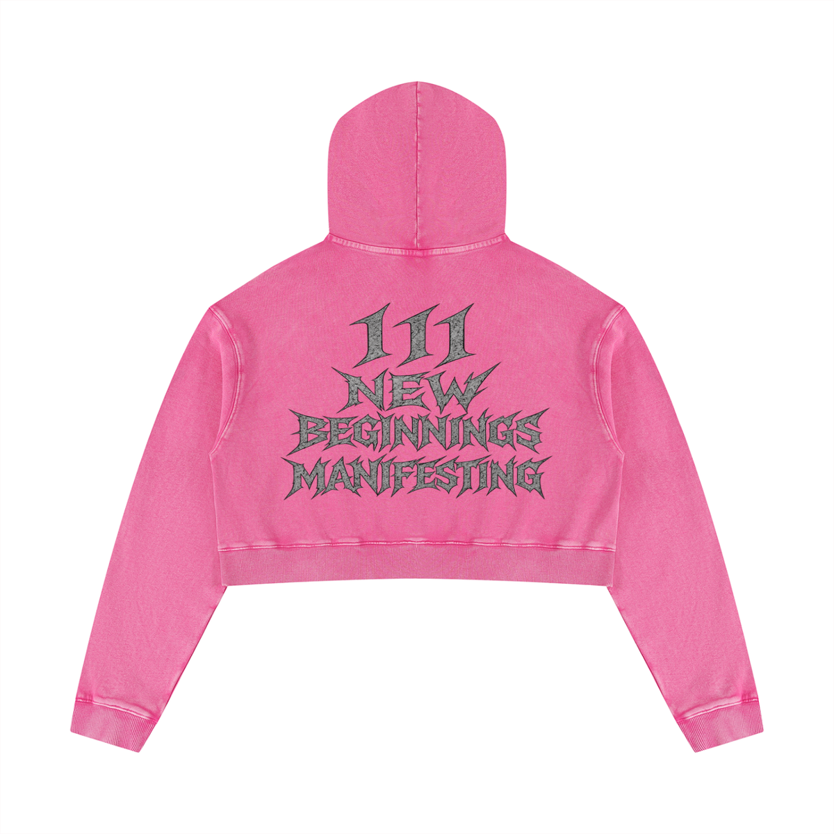Alicia Keys' Mineral Washed Crop Hoodie & Sweatpant Tracksuit