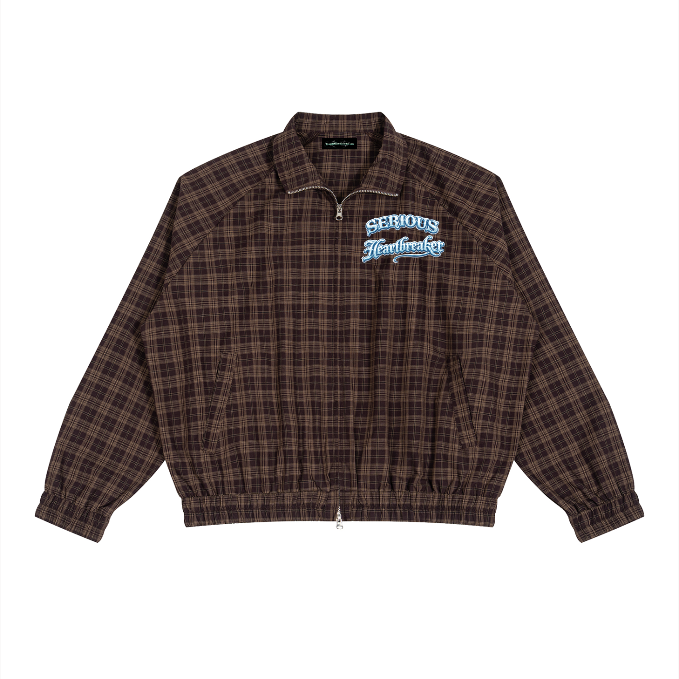 Heartbreaker' Plaid Full-Zip Track Jacket
