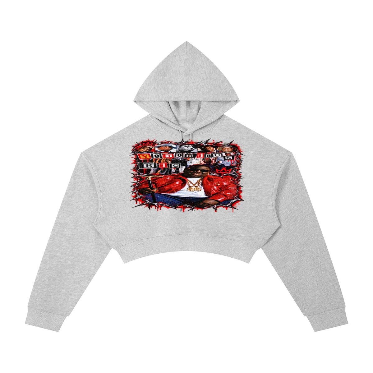 Biggie' Cropped Hoodie