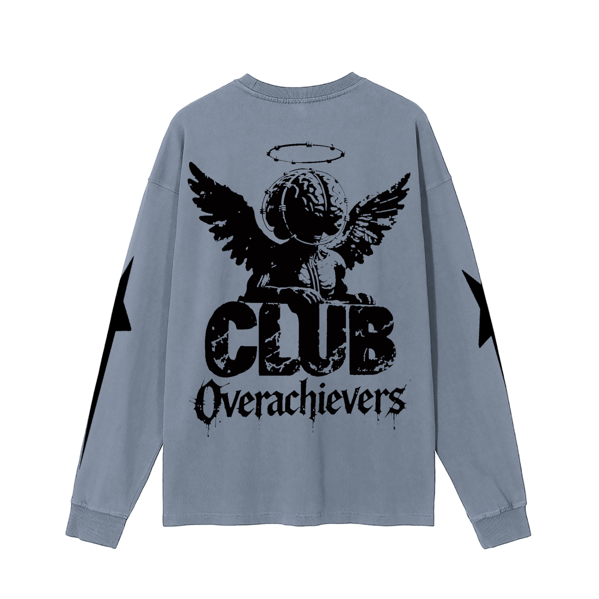 Overachievers Club' Vintage Washed Long Sleeve Tee