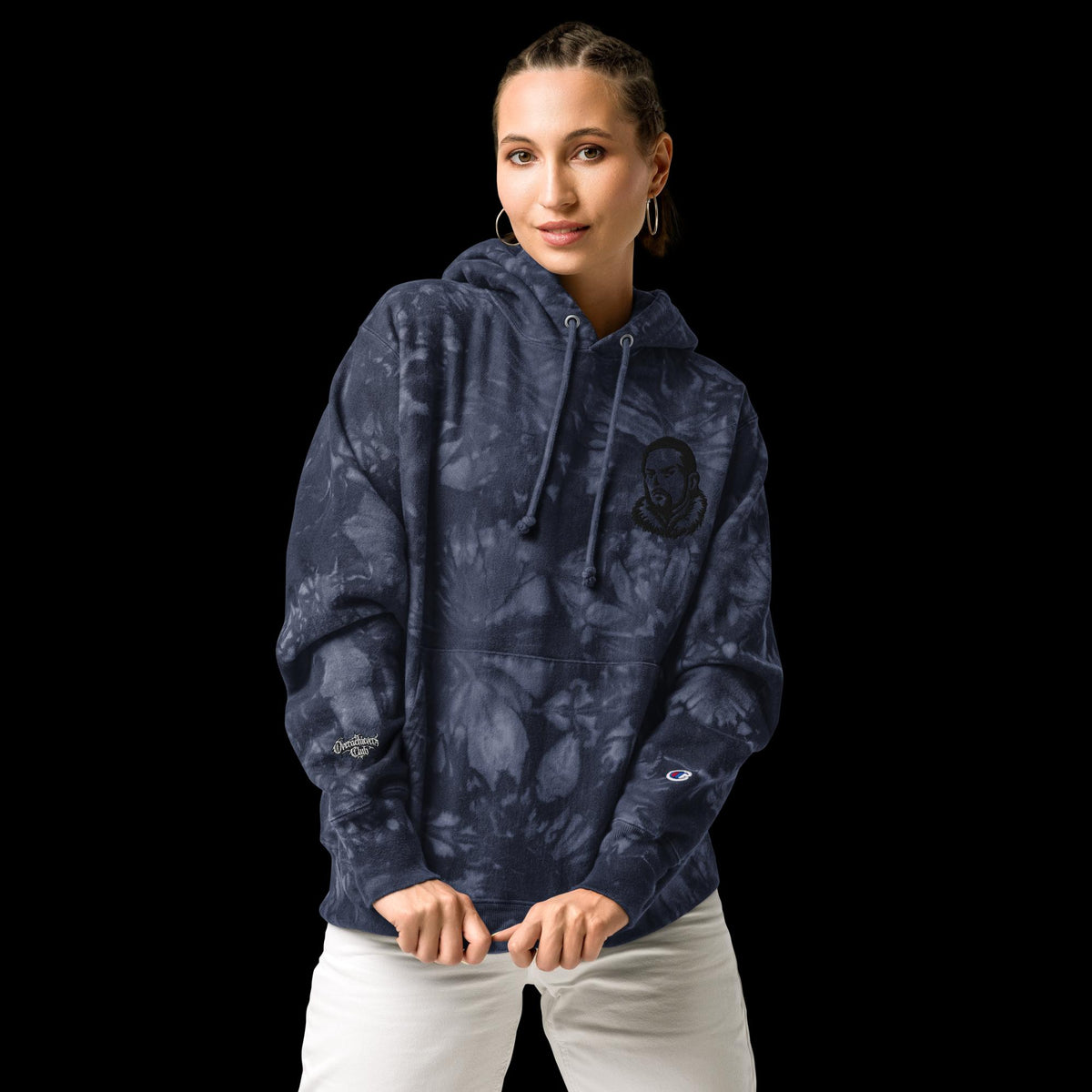 Overachievers Club' Champion tie-dye hoodie - ImThatSerious